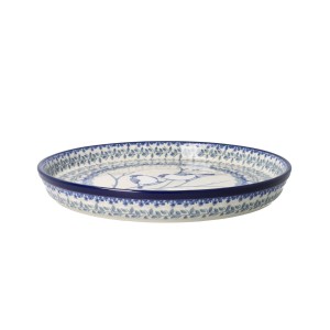 Taca Ceramika Artystyczna Bolesławiec na ciasto 24,5 cm T400 dekU4830