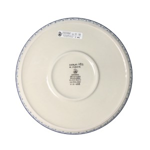 Taca Ceramika Artystyczna Bolesławiec na ciasto 24,5 cm T400 dekU4830