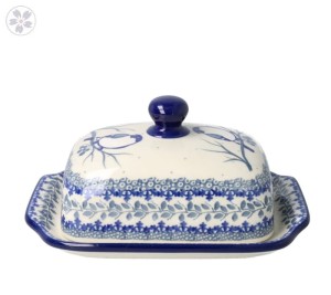 Maselnica Ceramika Artystyczna Bolesławiec kostka masła M295 dekU4830