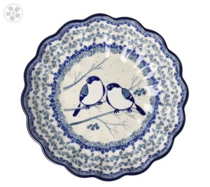 Miska Ceramika Artystyczna Bolesławiec falbanka V 0,72 L M249 dekU4830