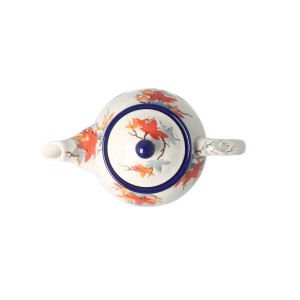 Czajnik Ceramika Artystyczna Bolesławiec do herbaty Sitko V 0,9 L E22 dekU5074