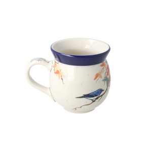 Kubek Ceramika Artystyczna Bolesławiec czeski duży V 0,45 L K073 dekU5074