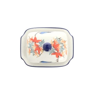 Maselnica Ceramika Artystyczna Bolesławiec kostka masła M295 dekU5074