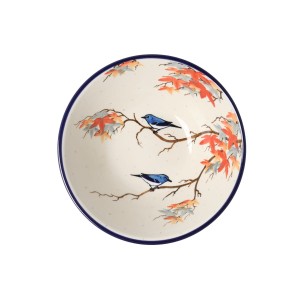 Miska Ceramika Artystyczna Bolesławiec do sałatek V 1 L M057 dekU5074