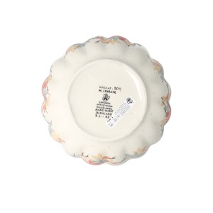 Miska Ceramika Artystyczna Bolesławiec falbanka V 0,72 L M249 dekU5074