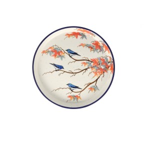 Taca Ceramika Artystyczna Bolesławiec na ciasto 24,5 cm T400 dekU5074