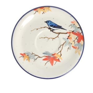 Filiżanka i spodek Ceramika Artystyczna Bolesławiec do herbaty V 0,18 L F770K dekU5074