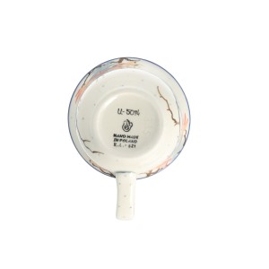 Filiżanka i spodek Ceramika Artystyczna Bolesławiec do herbaty V 0,18 L F770K dekU5074