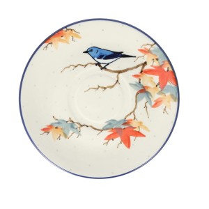 Filiżanka i spodek Ceramika Artystyczna Bolesławiec do kawy V 0,2 L F768K dekU5074