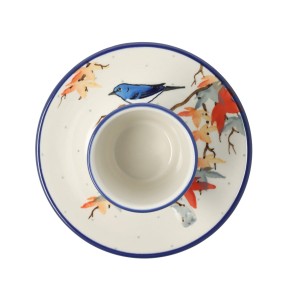 Filiżanka i spodek Ceramika Artystyczna Bolesławiec espresso V 0,09 L F66 dekU5074