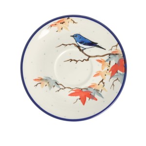 Filiżanka i spodek Ceramika Artystyczna Bolesławiec espresso V 0,09 L F66 dekU5074