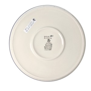 Taca Ceramika Artystyczna Bolesławiec na ciasto 24,5 cm T400 dekU4831