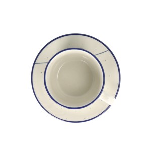 Filiżanka i spodek Ceramika Artystyczna Bolesławiec do kawy V 0,2 L F768K dekU4831