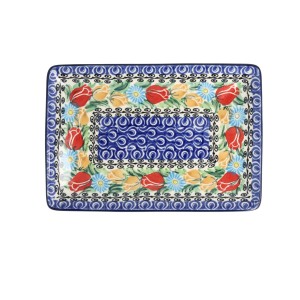 Tacka Ceramika Artystyczna Bolesławiec sushi C21 dekU4475