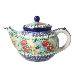 Czajnik Ceramika Artystyczna Bolesławiec do kawy V 1,2 L C060 dekU4475