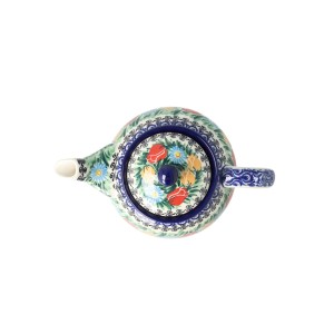 Czajnik Ceramika Artystyczna Bolesławiec do kawy V 1,2 L C060 dekU4475