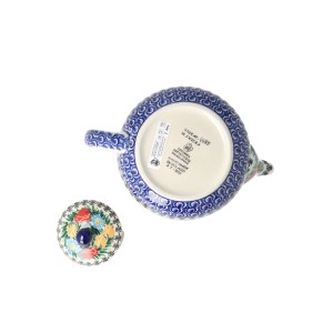 Czajnik Ceramika Artystyczna Bolesławiec do kawy V 1,2 L C060 dekU4475