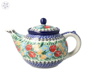 Czajnik Ceramika Artystyczna Bolesławiec do kawy V 1,2 L C060 dekU4475