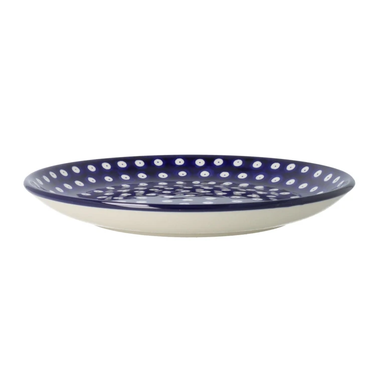Talerz Ceramika Artystyczna Bolesławiec płaski obiadowy Ø 24 cm T266 dek70AX
