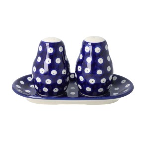 Solniczka i pieprzniczka Ceramika Artystyczna Bolesławiec komplet S131 dek70AX