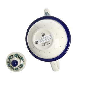 Czajnik z filiżanką Ceramika Artystyczna Bolesławiec V 0,6 L C01 DEK2839X