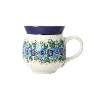 Kubek Ceramika Artystyczna Bolesławiec czeski duży V 0,45 L K073 dek2839X