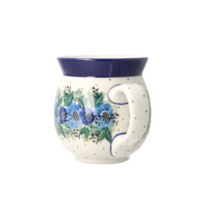 Kubek Ceramika Artystyczna Bolesławiec czeski duży V 0,45 L K073 dek2839X