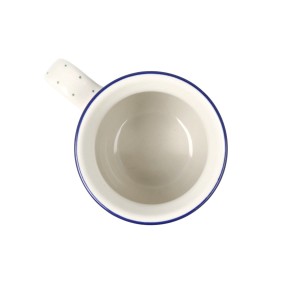 Kubek Ceramika Artystyczna Bolesławiec czeski duży V 0,45 L K073 dek2839X