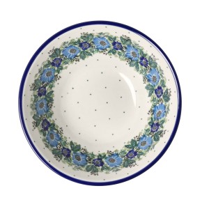 Miska Ceramika Artystyczna Bolesławiec do sałatek V 1 L M057 dek2839X