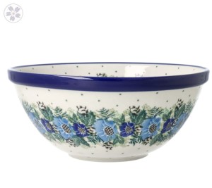 Miska Ceramika Artystyczna Bolesławiec do sałatek V 1 L M057 dek2839X