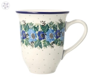 Kubek Ceramika Artystyczna Bolesławiec Latte V 0,45 L K826 dek2839X