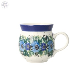 Kubek Ceramika Artystyczna Bolesławiec czeski mały V 0,2 L K005 dek2839X