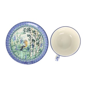 Czajnik z filiżanką Ceramika Artystyczna Bolesławiec V 0,6 L C01 DEKU5076