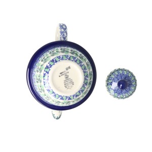 Czajnik z filiżanką Ceramika Artystyczna Bolesławiec V 0,6 L C01 DEKU5076