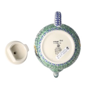 Czajnik Ceramika Artystyczna Bolesławiec do kawy V 1,2 L C060dekU5076