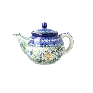 Czajnik Ceramika Artystyczna Bolesławiec do kawy V 1,2 L C060dekU5076