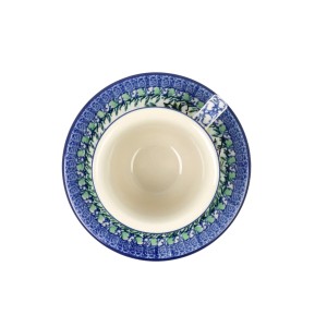 Filiżanka i spodek Ceramika Artystyczna Bolesławiec do herbaty V 0,18 L F770K dekU5076