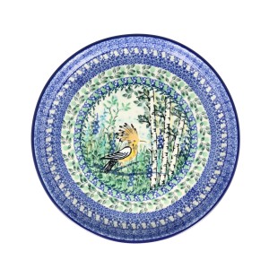 Taca Ceramika Artystyczna Bolesławiec na ciasto 24,5 cm T400 dekU5076