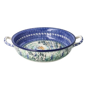 Rondel Ceramika Artystyczna Bolesławiec 23 cm C39 dekU5076