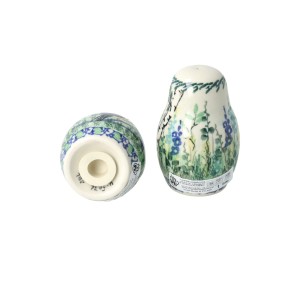 Solniczka i pieprzniczka Ceramika Artystyczna Bolesławiec komplet S131 dekU5076