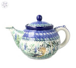 Czajnik Ceramika Artystyczna Bolesławiec do kawy V 1,2 L C060dekU5076