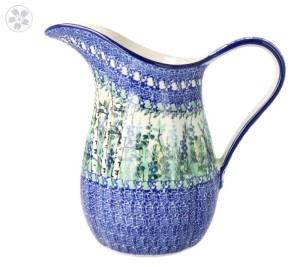 Dzbanek Ceramika Artystyczna Bolesławiec na wodę V 1,3 L B35 dekU5076