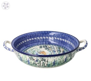 Rondel Ceramika Artystyczna Bolesławiec 23 cm C39 dekU5076