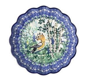 Miska Ceramika Artystyczna Bolesławiec falbanka V 0,72 L M249 dekU5076