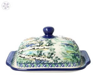 Maselnica Ceramika Artystyczna Bolesławiec kostka masła M295 dekU5076