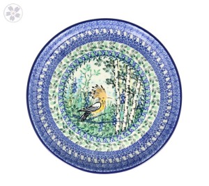 Taca Ceramika Artystyczna Bolesławiec na ciasto 24,5 cm T400 dekU5076