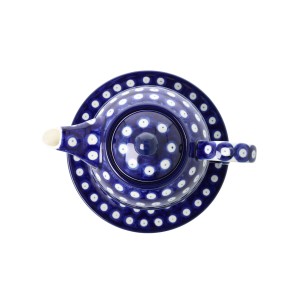 Czajnik z filiżanką Ceramika Artystyczna Bolesławiec V 0,6 L C01 DEK70AX