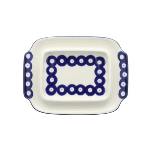 Maselnica Ceramika Artystyczna Bolesławiec kostka masła M295 dek70AX