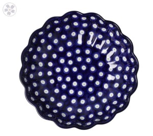 Miska Ceramika Artystyczna Bolesławiec falbanka V 0,72 L M249 dek70AX