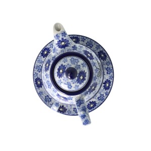 Czajnik z filiżanką Ceramika Artystyczna Bolesławiec V 0,6 L C01 DEK2999X